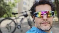 عینک دوچرخه‌سواری امیرمحمد زند + عکس