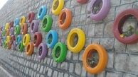 استفاده خلاقانه از پسماندهای غیرقابل بازیافت/لاستیک‌ها گلدان شدند