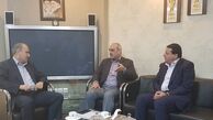 دیدار مهدی تاج و گرشاسبی در فدراسیون فوتبال