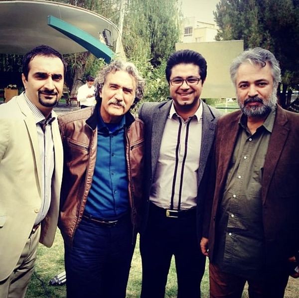 رضا توکلی در جمع مجریان صدا و سیما + عکس