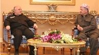 دیدار «حیدر العبادی» و «مسعود بارزانی» در اربیل