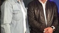 مهران مدیری در کنار پیشکسوت سینمای ایران + عکس