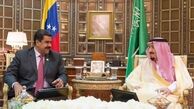دیدار ملک سلمان با رئیس جمهور ونزوئلا در ریاض