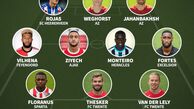 جهانبخش منتخب هفته فوتبال هلند