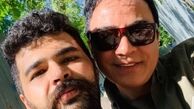 عکس عمو پورنگ با دوست عزیزش