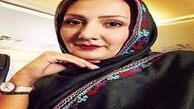 حس پرواز گلاره جباری وسط جاده‌ای سر سبز
