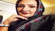 حس پرواز گلاره جباری وسط جاده‌ای سر سبز