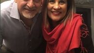 مجید مشیری در کنار همسرش + عکس