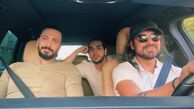گشت و گذار امیرعباس گلاب بادوستانش + عکس