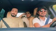 گشت و گذار امیرعباس گلاب بادوستانش + عکس
