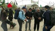 یک فوتبالی در مراسم راهپیمایی اربعین/عکس