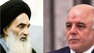 دیدار العبادی با آیت‎الله سیستانی در نجف اشرف