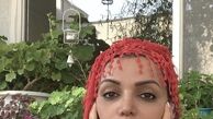 حیاط سرسبز خانه الهام پاوه نژاد + عکس