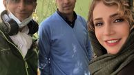 شبنم قلی خانی در کنار کارگردان کار جدیدش‌ + عکس