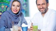 فریبا نادری در کنار همسرش + عکس
