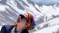 صعود آنا نعمتی به قله های دست نیافته + عکس