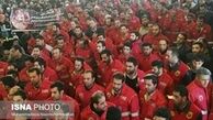  حواشی مراسم وداع با آتش نشان های شهید پلاسکو 