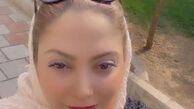 پیاده روی صبحگاهی مریم سلطانی در پارک + عکس