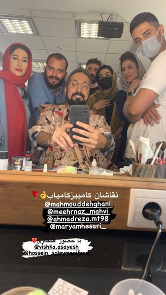 ژوله در پشت صحنه دراکولا + عکس