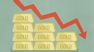 کاهش قیمت طلا در معاملات دیروز