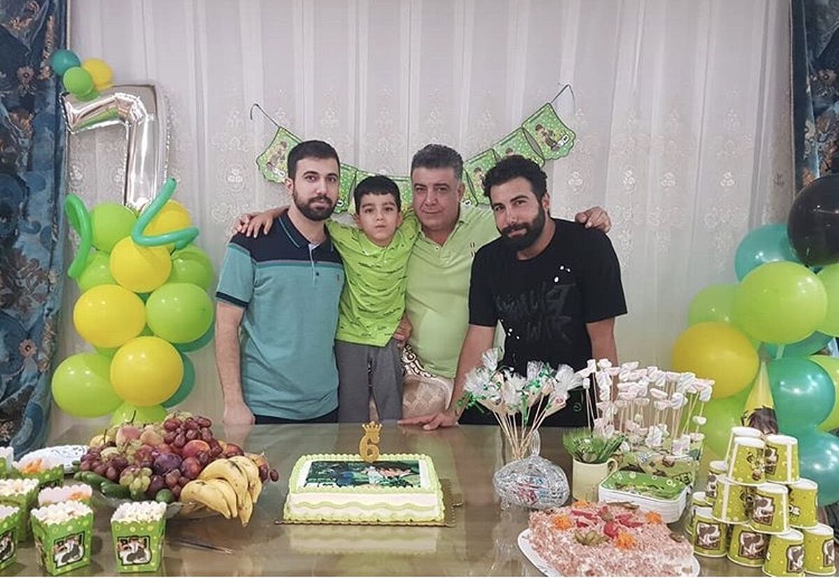 تولد خانوادگی حسن شکوهی + عکس