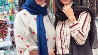 جوانه دلشاد و خواهرش + عکس
