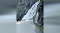 جاده‌ای فوق العاده دیدنی در نروژ+ فیلم