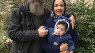 سارا صوفیانی در کنار همسر و فرزندش + عکس