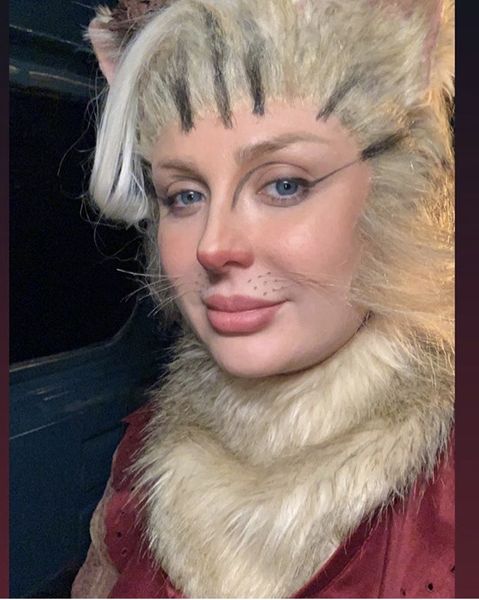 نیوشا ضیغمی با گریم گریه طوری + عکس