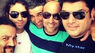 عکس دسته جمعی آقایون بازیگر در سفر دوستانه