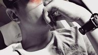 تی شرت هنری محسن ابراهیم زاده + عکس
