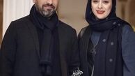 سارا همگناه در کنار همسرش + عکس