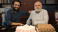 بازیگر تنهایی لیلا در جشن تولد پر از کیک+عکس