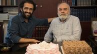 بازیگر تنهایی لیلا در جشن تولد پر از کیک+عکس