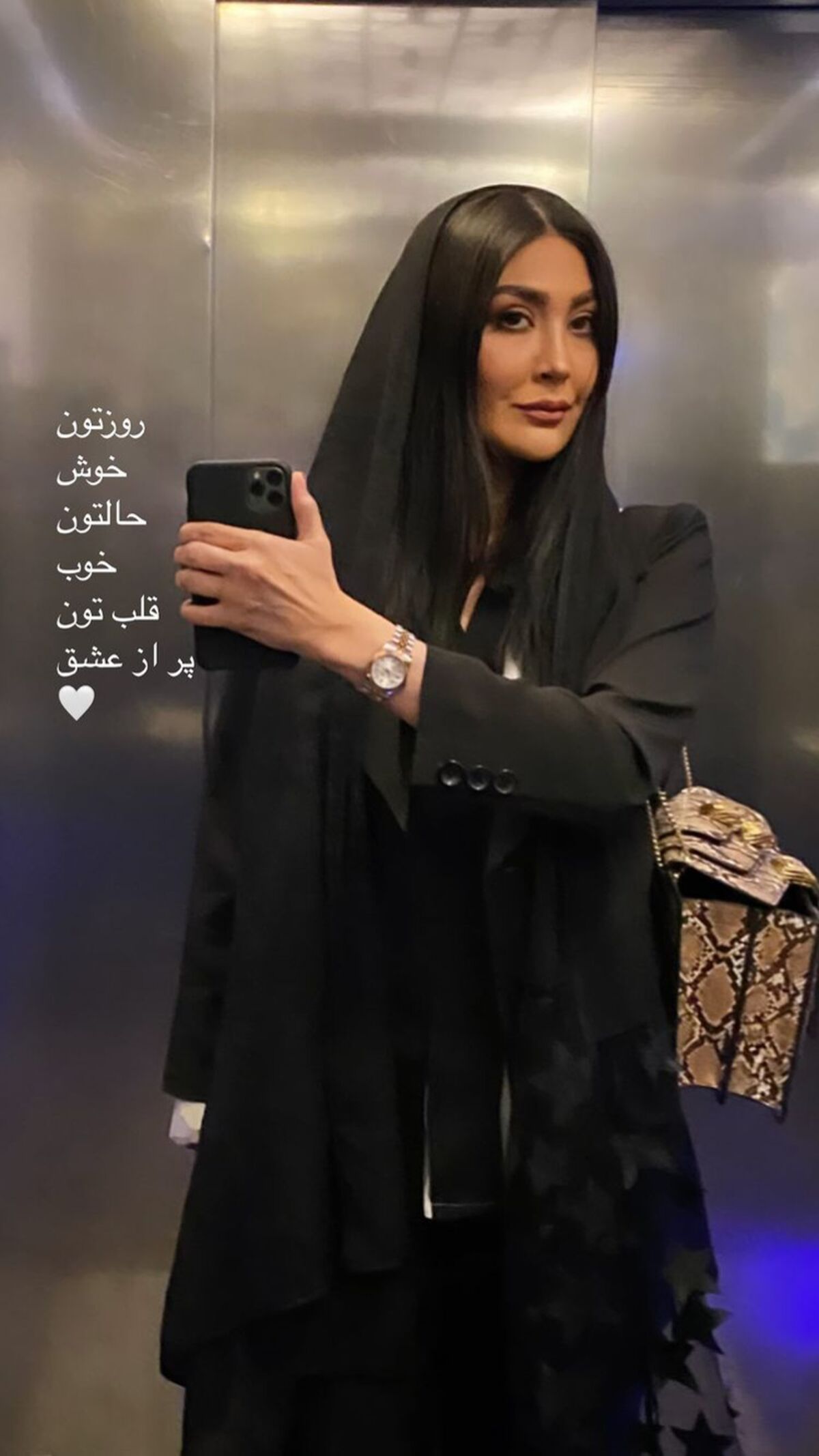 عکس آسانسوری مریم معصومی 