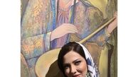 لیلا اوتادی در گالری نقاشی + عکس
