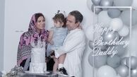 فریبا نادری و‌‌ همسر و دخترش + عکس