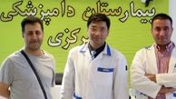 هومن حاجی عبداللهی در یک مرکز دامپزشکی + عکس