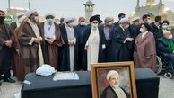 تشییع پیکر و دفن آیت الله محمد یزدی+فیلم