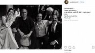 سارا بهرامی در کنار کارگردان سرشناس در ایتالیا