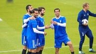 تشویق شدید ملی پوشان ایران و رونالدو!