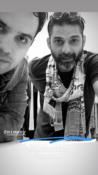 سلفی پیمان معادی با نیمانی مشهور + عکس