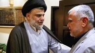 دیدار هادی العامری با مقتدا صدر در نجف
