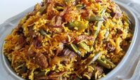 طرز تهیه لوبیا پلو خوشمزه و مجلسی به روش رستورانی