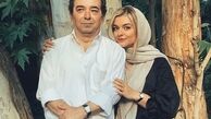 دنیا مدنی و‌ پدرش + عکس