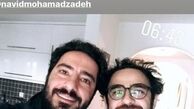 عکس آقای بازیگر درجه یک در کنار داداش اوس موسی