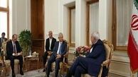 دیدار رئیس مجلس ملی فرانسه با ظریف