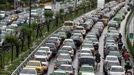 ترافیک سنگین بزرگراه‌های تهران در صبح بارانی یکشنبه
