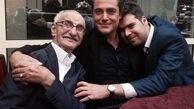 احمد پورمخبر و پسرش در آغوش سوپراستایر سینمای ایران + عکس