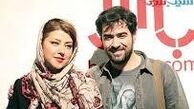  سلفی سیاه سفید طور همسر شهاب حسینی با همکارانش